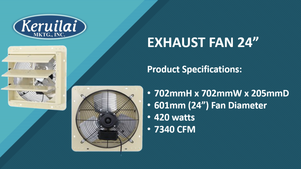 exhaust fan 24