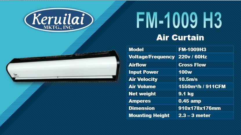 Aircurtain 36″ Black & White