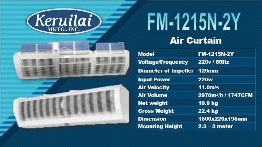 Aircurtain 60″ Standard With & Without Remote