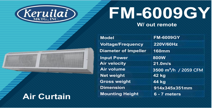 Industrial Aircurtain 36″