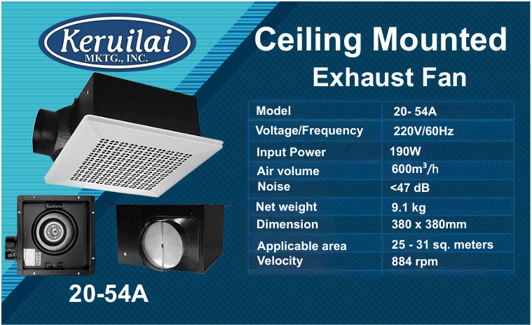 Ceiling Mounted Exhaust Fan